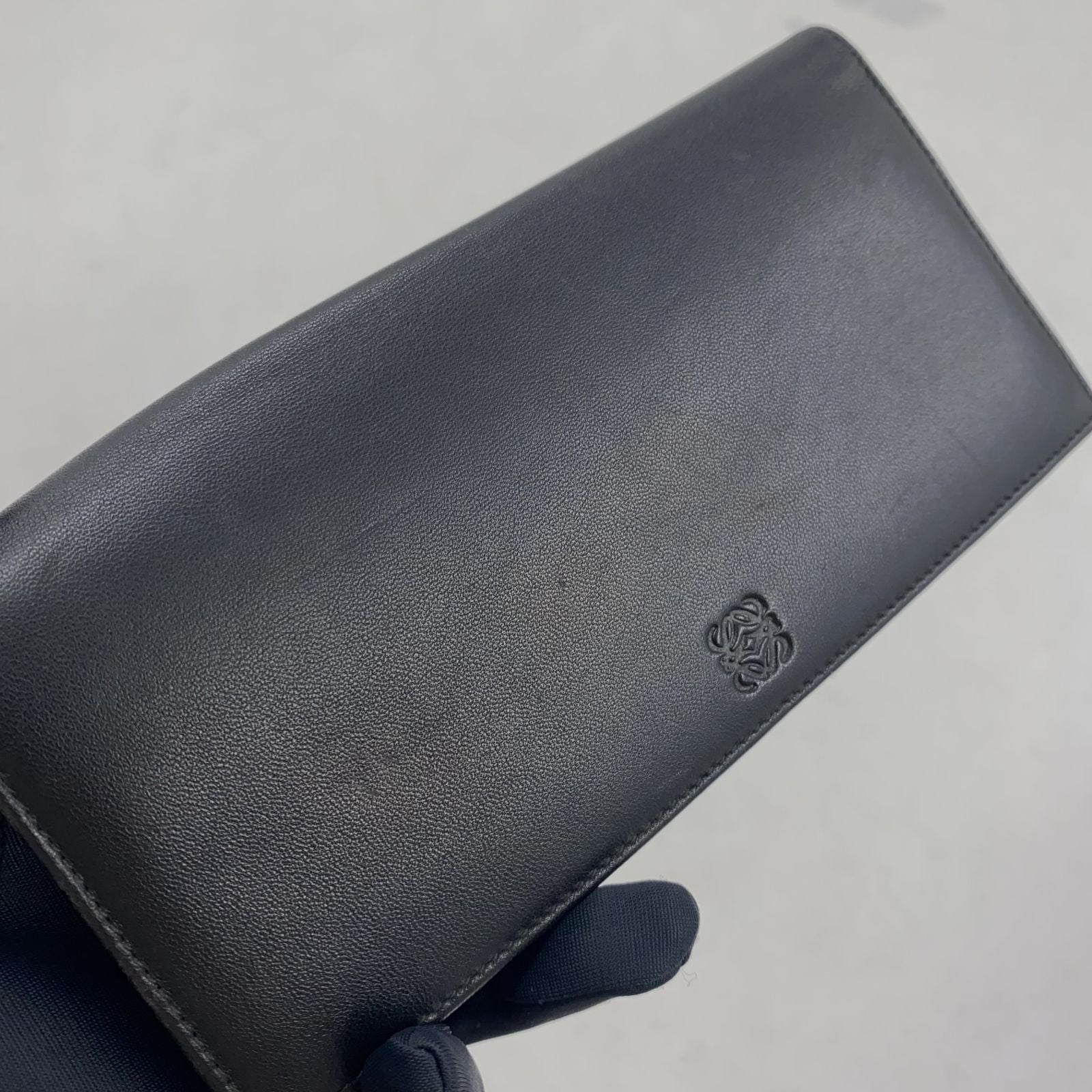 Loewe Anagram Bifold Leather Black Wallet — view 5