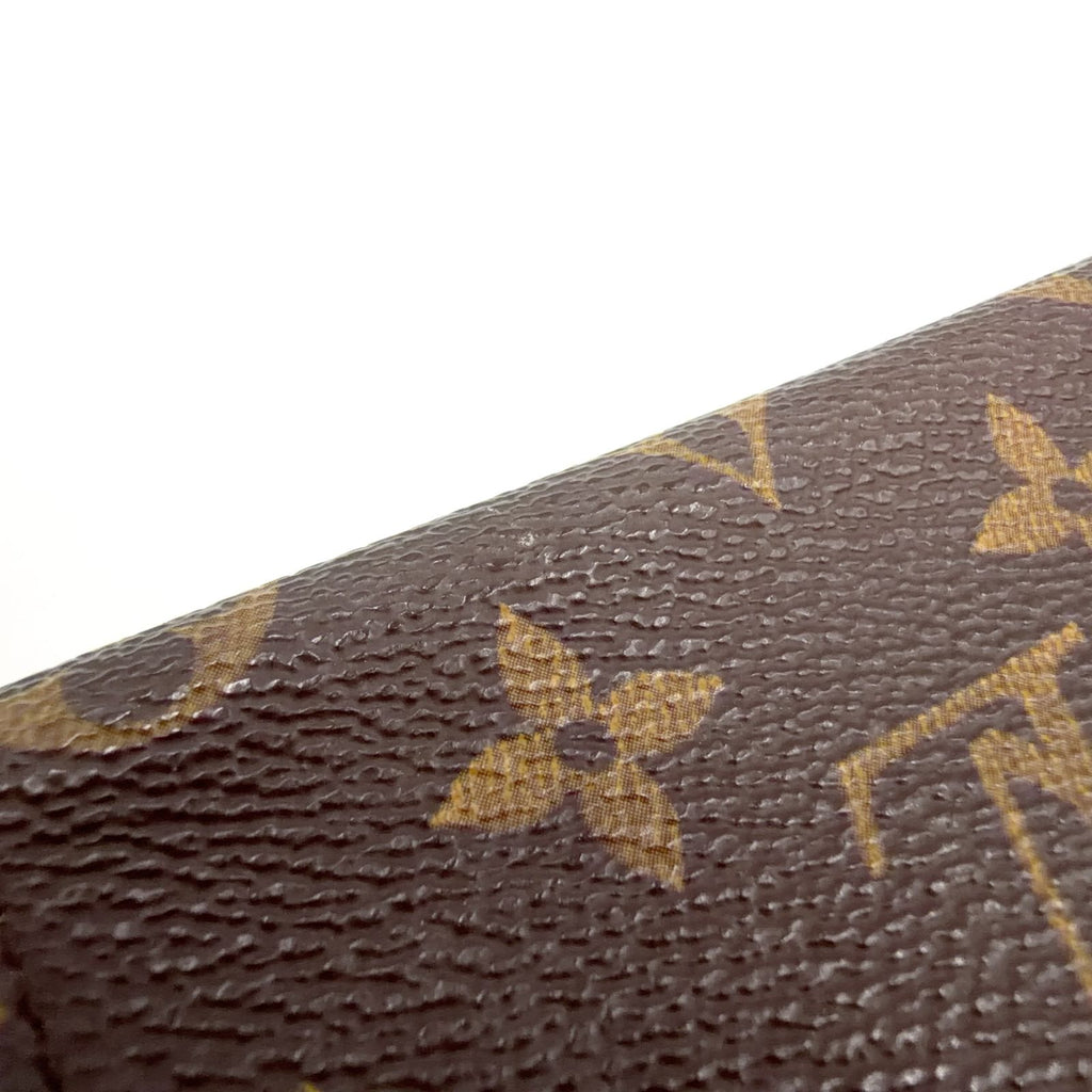 Louis Vuitton Envelope Carte de Visite Monogram Leather Brown Card Case — view 5