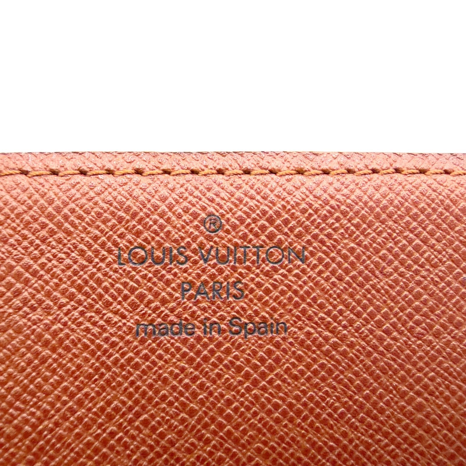 Louis Vuitton Envelope Carte de Visite Monogram Leather Brown Card Case — view 4