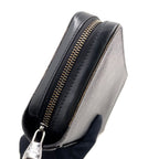 Louis Vuitton Zippy XL Monogram Eclipse Leather Black Round Wallet Gold — view 7