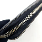 Louis Vuitton Zippy Organizer Damier Graphite Leather Black Zip Around Wallet — view 7