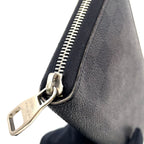 Louis Vuitton Zippy Organizer Damier Graphite Leather Black Zip Around Wallet — view 8