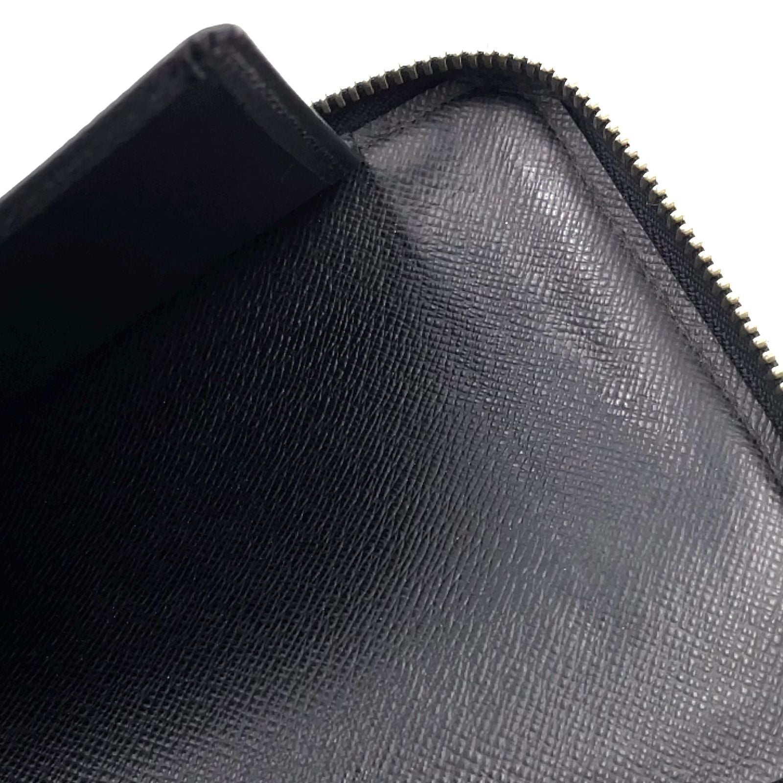 Louis Vuitton Zippy Organizer Damier Graphite Leather Black Zip Around Wallet — view 9