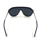 Fendi FF Logo Fabulous Acetate Metal Dark Gray Black Sunglasses Silver FF — view 3