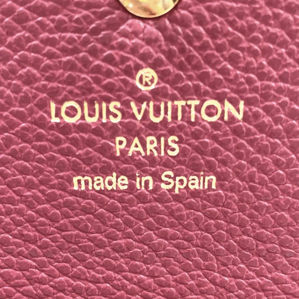 Louis Vuitton Portefeuille Sarah Monogram Empreinte Leather Pink Wallet Gold — view 4