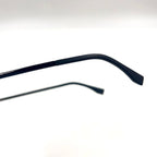 Fendi FF Logo Fabulous Acetate Metal Dark Gray Black Sunglasses Silver FF — view 7