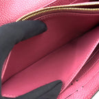 Louis Vuitton Portefeuille Sarah Monogram Empreinte Leather Pink Wallet Gold — view 7