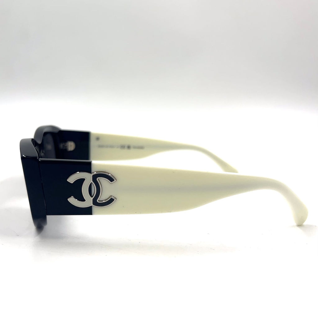 Chanel Rectangle Eyewear Black — view 6