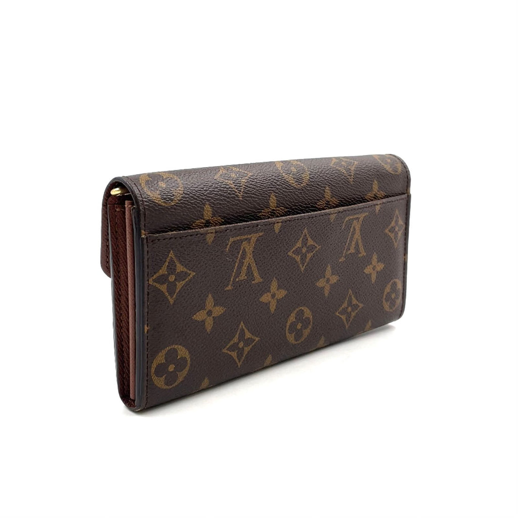 Louis Vuitton Portefeuille Sarah Monogram Leather with Initials Brown Bifold — view 2