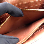 Louis Vuitton Portefeuille Sarah Monogram Leather with Initials Brown Bifold — view 5