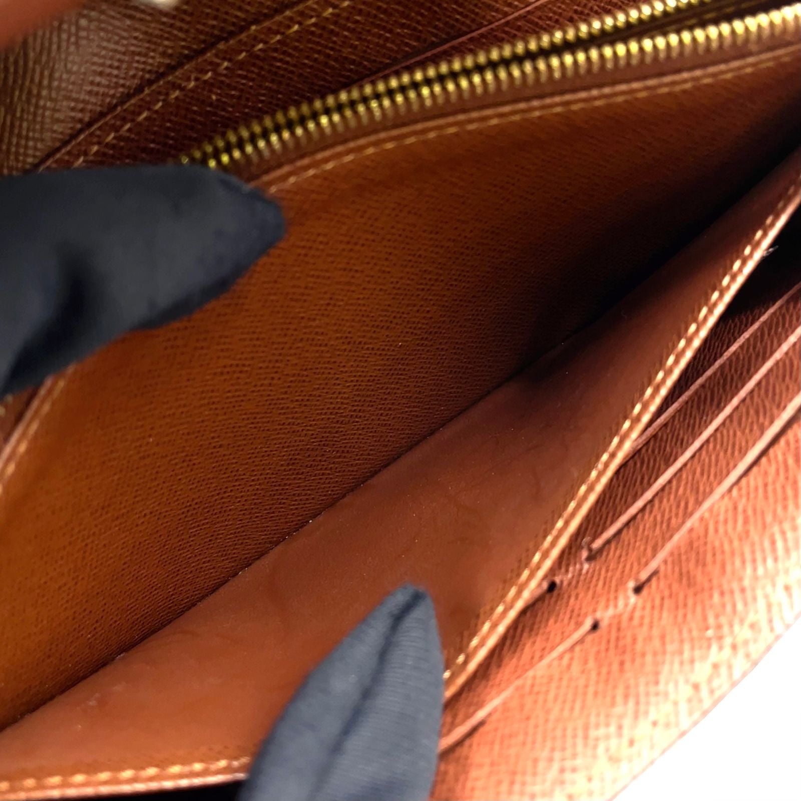 Louis Vuitton Portefeuille Sarah Monogram Leather with Initials Brown Bifold — view 6