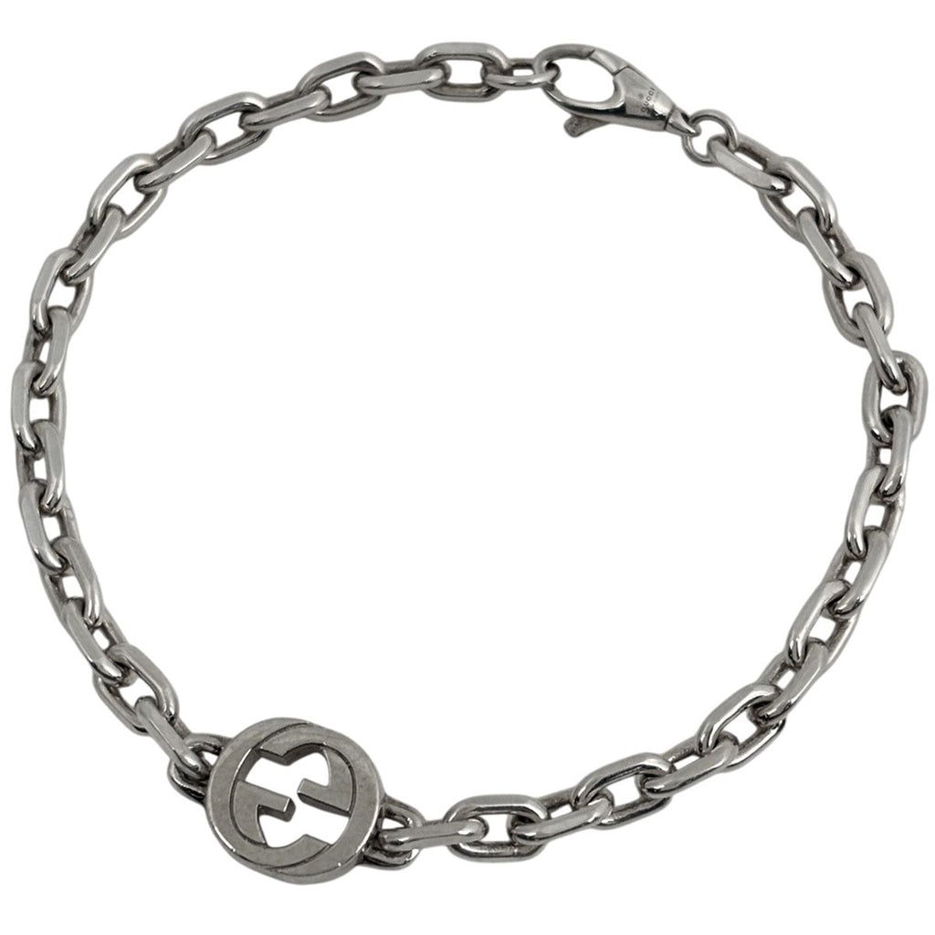 Gucci Interlocking Bracelet 925 Sterling Silver