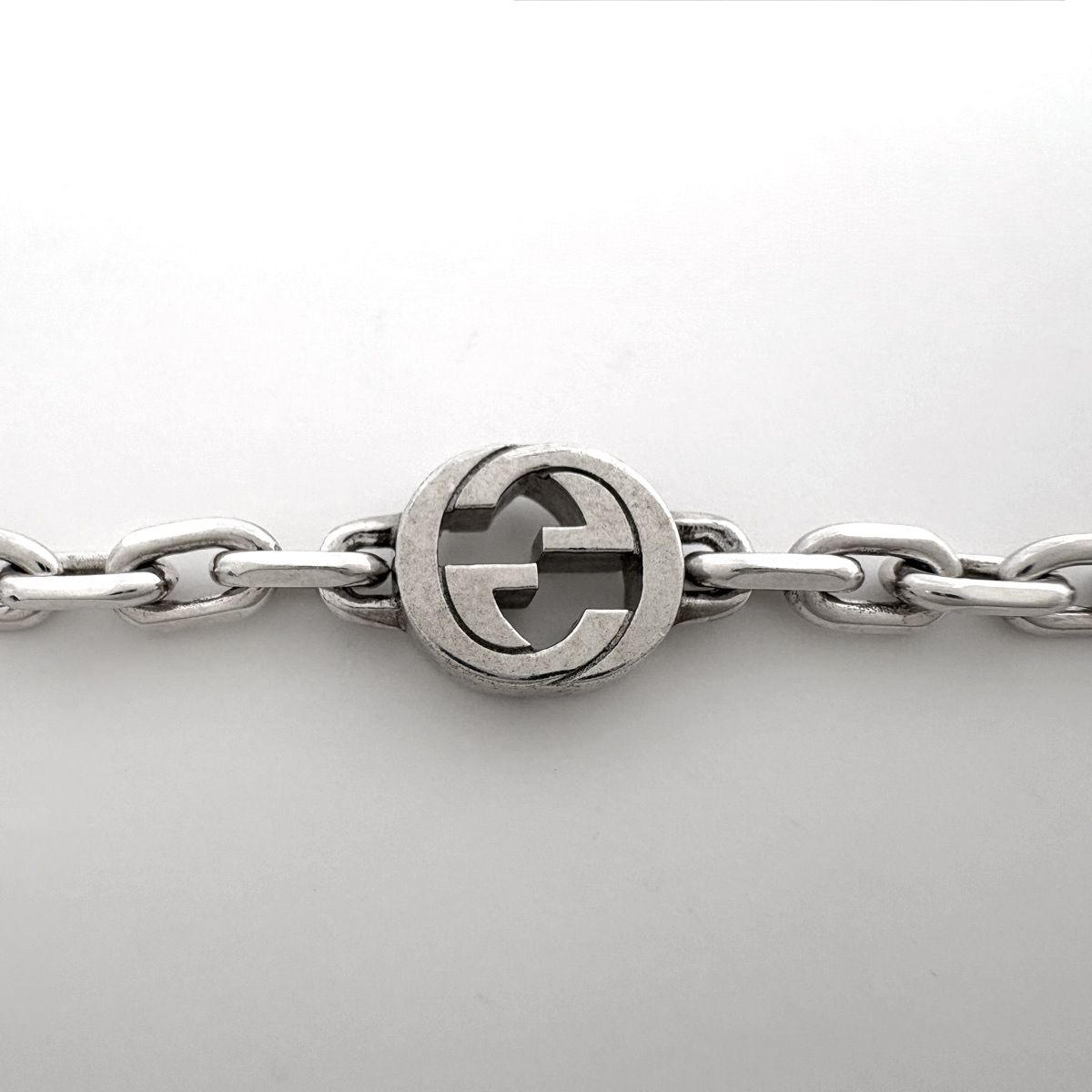 Gucci Interlocking Bracelet 925 Sterling Silver — view 2