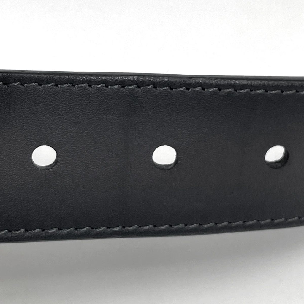 Louis Vuitton Ceinture Pont Neuf Belt Leather Noir — view 3