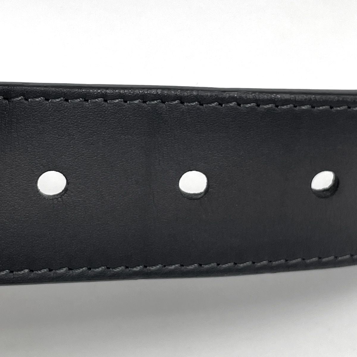 Louis Vuitton Ceinture Pont Neuf Belt Leather Noir — view 3