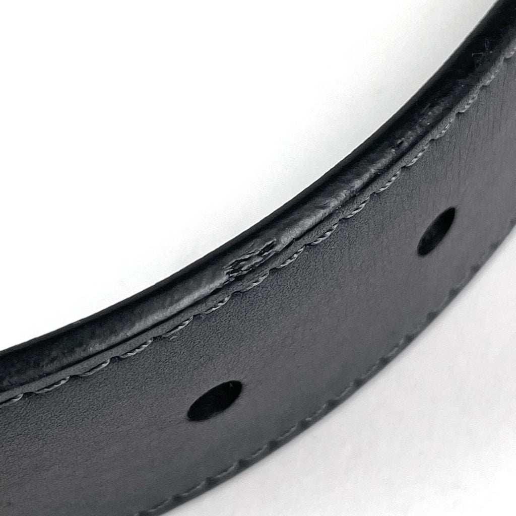 Louis Vuitton Ceinture Pont Neuf Belt Leather Noir — view 4