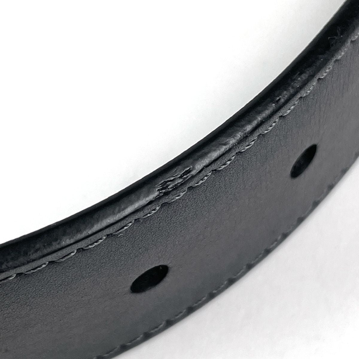 Louis Vuitton Ceinture Pont Neuf Belt Leather Noir — view 4