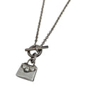 Hermes Amulet Kelly Necklace 925 Sterling Silver