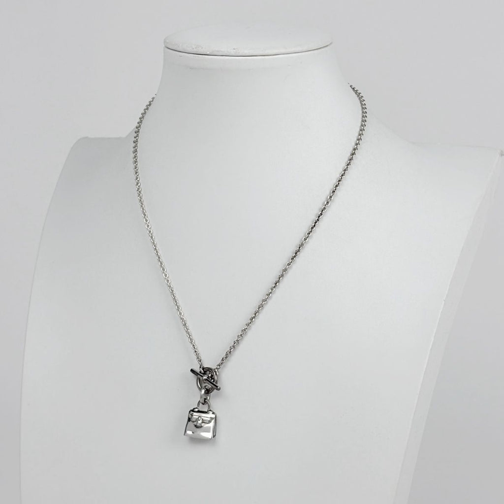 Hermes Amulet Kelly Necklace 925 Sterling Silver — view 5