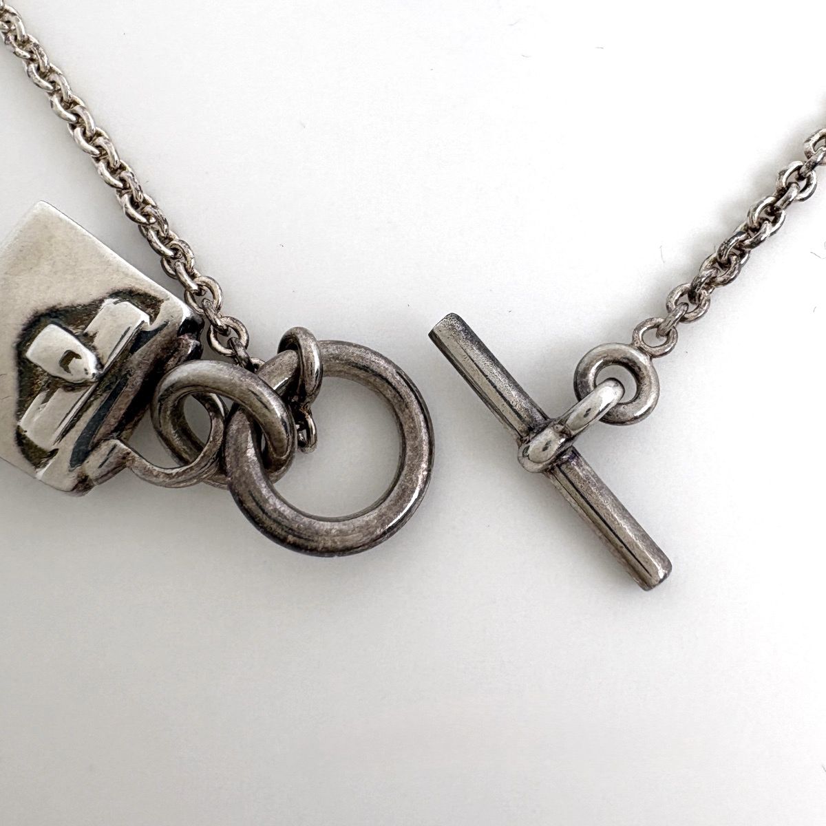 Hermes Amulet Kelly Necklace 925 Sterling Silver — view 3