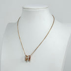 Hermes Pop Necklace Logo Gold Plated — view 4