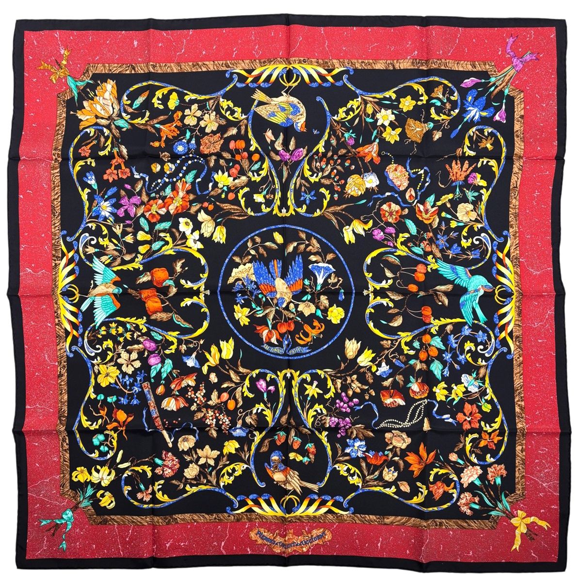 Hermes Carre 90 Pierres D' Orient Et D' Occident Oriental Stone and Western