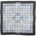 Hermes Carre 90 Feux de L'hiver Winter Fire Scarf Silk Gray Blue