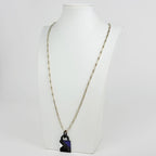 Hermes Amulet Cadena GM Long Necklace Buffalo Horn Gold Black — view 5