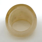 Louis Vuitton Bague Ankle John Ring Resin Plastic Clear Gold — view 3
