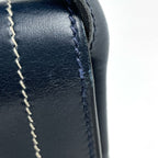 Hermes Gallopade Shoulder Bag Box Calf Blue Indigo — view 5
