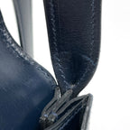 Hermes Gallopade Shoulder Bag Box Calf Blue Indigo — view 7