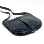 Hermes Gallopade Shoulder Bag Box Calf Blue Indigo — view 2