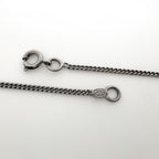 Chanel Cambon Line Necklace CC Logo Silver Plated — view 3