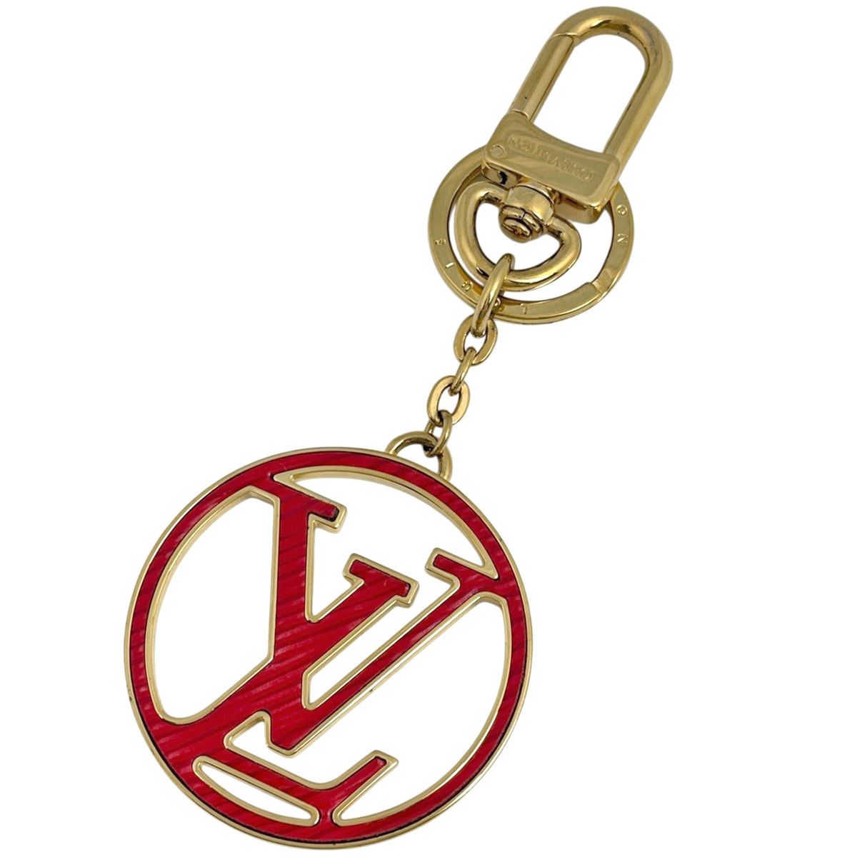 Louis Vuitton Cles LV Circle Key Holder Epi Gold