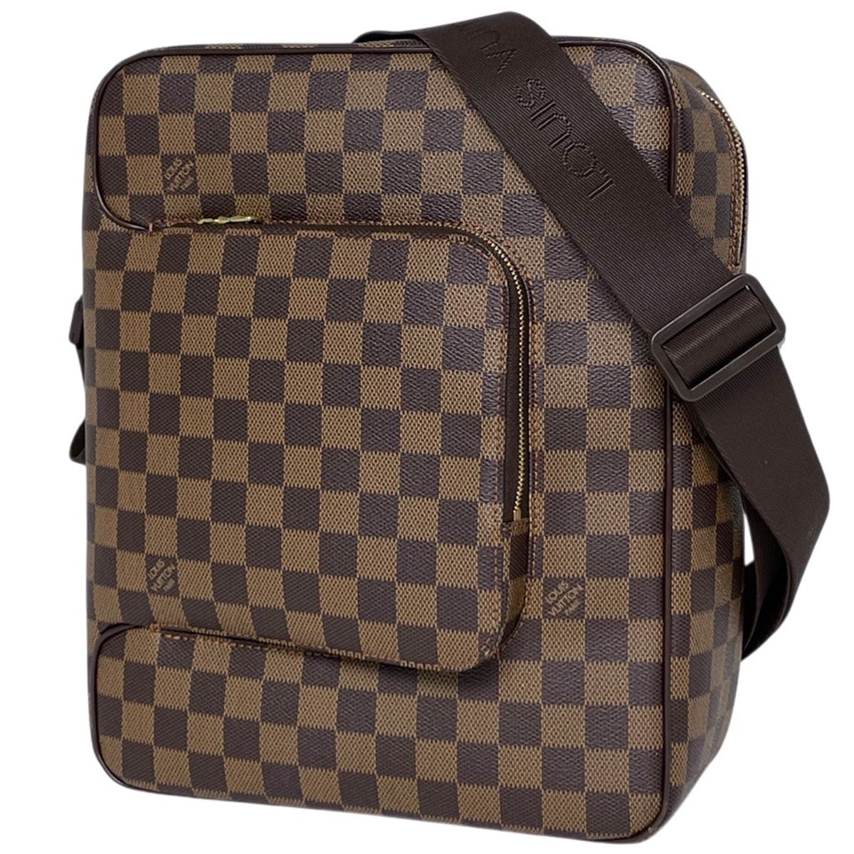 Louis Vuitton Olaf MM Shoulder Bag Damier Brown