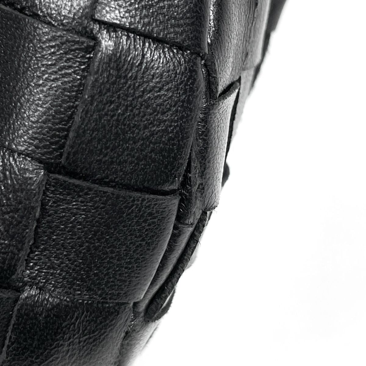 Bottega Veneta Intrecciato Mini Jodie Handbag Braided Leather Black — view 3