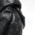 Bottega Veneta Intrecciato Mini Jodie Handbag Braided Leather Black — view 4