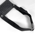 Bottega Veneta Intrecciato Shoulder Bag Braided Leather Black — view 5