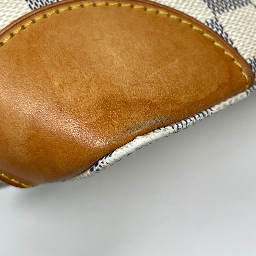 Louis Vuitton Hampstead PM Shoulder Tote Damier Azur White — view 3