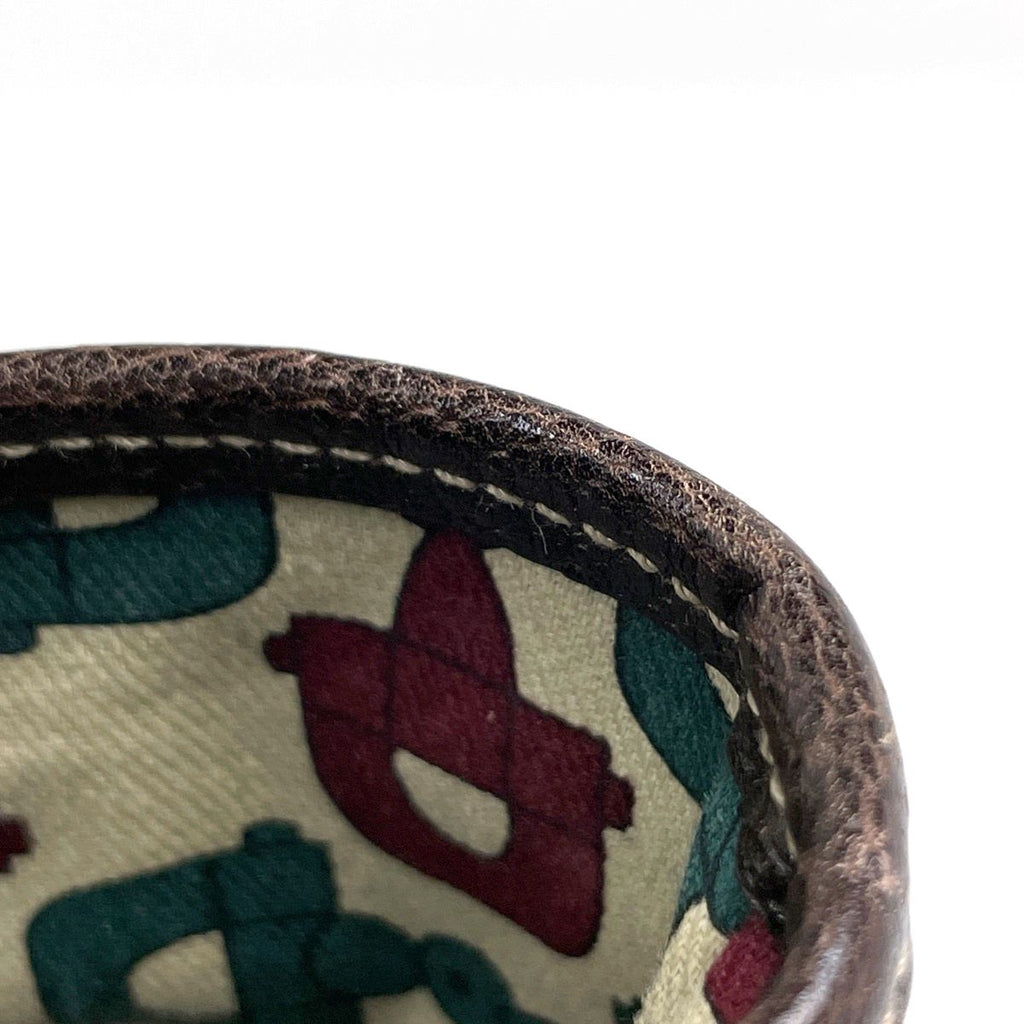 Gucci GG Pattern Tote Shoulder Bag Suede Brown — view 5