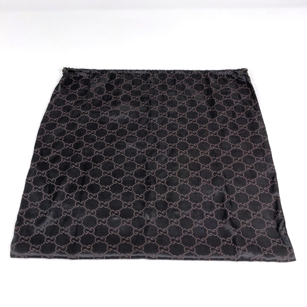 Gucci GG Pattern Tote Shoulder Bag Suede Brown — view 9