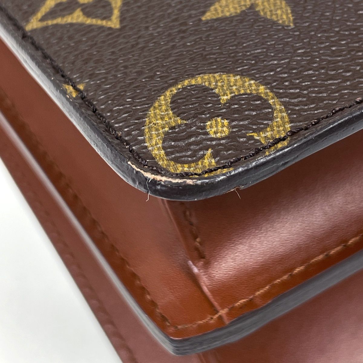Louis Vuitton Concorde Handbag Monogram Brown — view 3