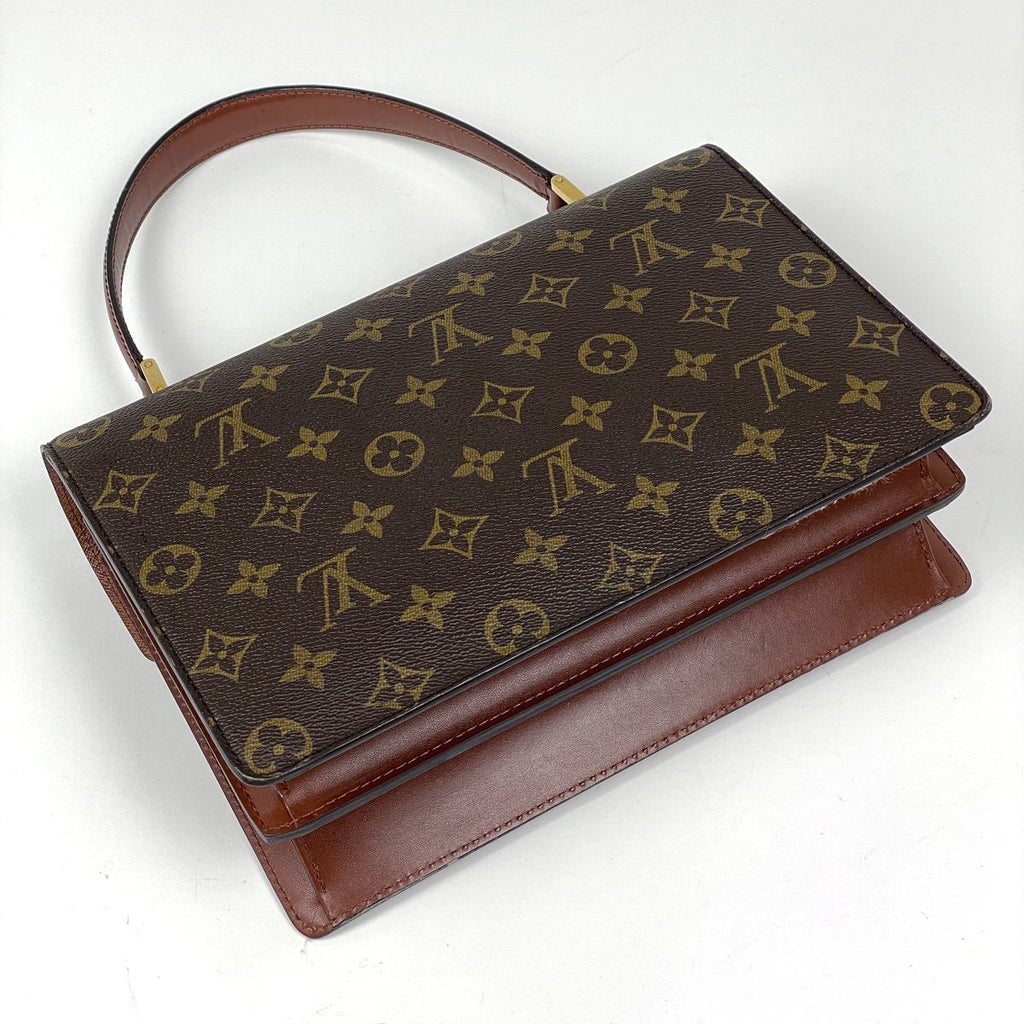 Louis Vuitton Concorde Handbag Monogram Brown — view 2
