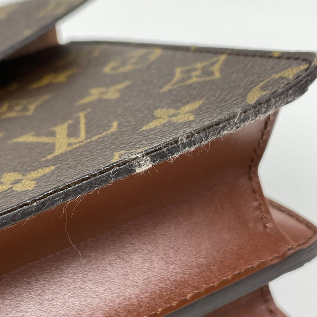 Louis Vuitton Concorde Handbag Monogram Brown — view 4