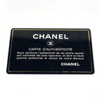 Chanel CC Logo Vanity Bicolor Makeup Pouch Leather Black — view 9