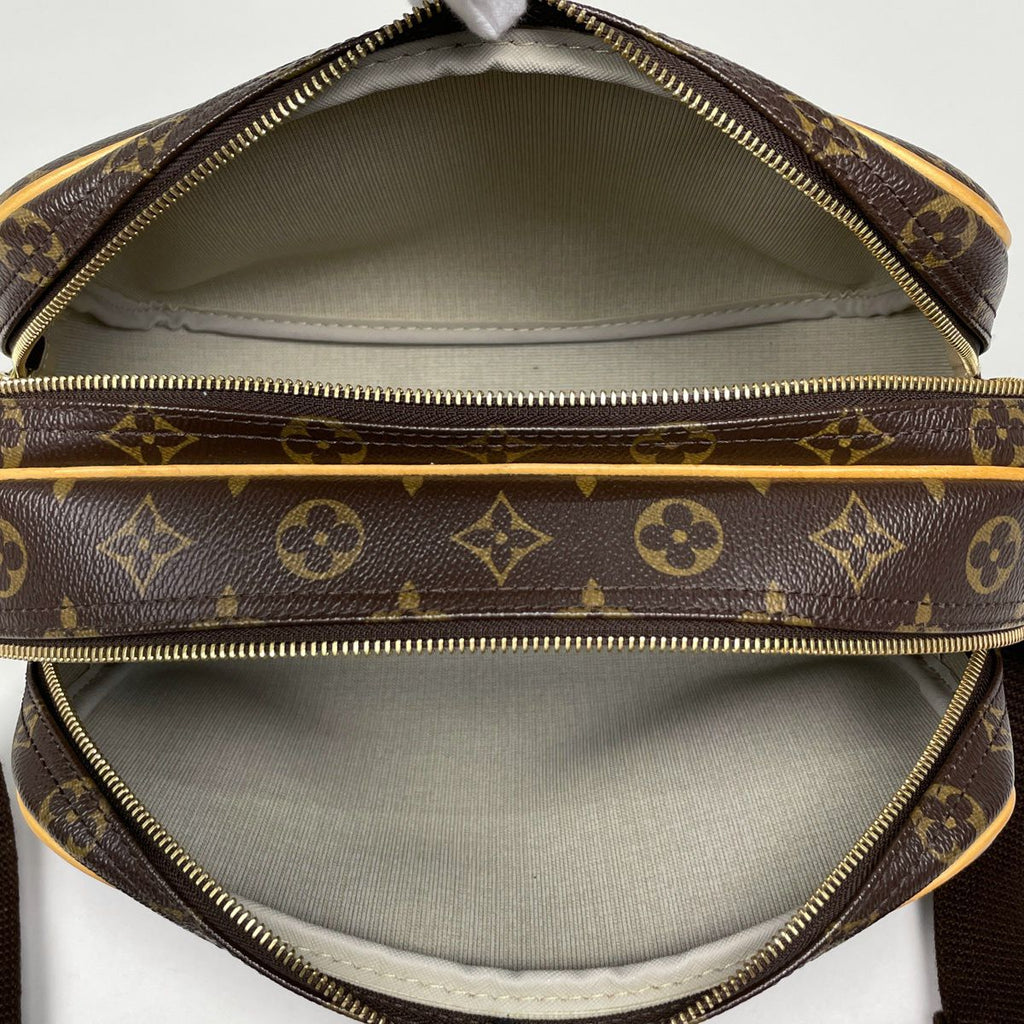 Louis Vuitton Reporter PM Shoulder Bag Monogram Brown — view 8