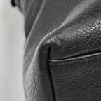 Chanel CC Logo Chain Shoulder Bag Caviar Leather Black — view 3
