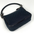 Gucci GG Pattern Handbag Canvas Black — view 2
