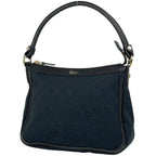Gucci GG Pattern Handbag Canvas Black