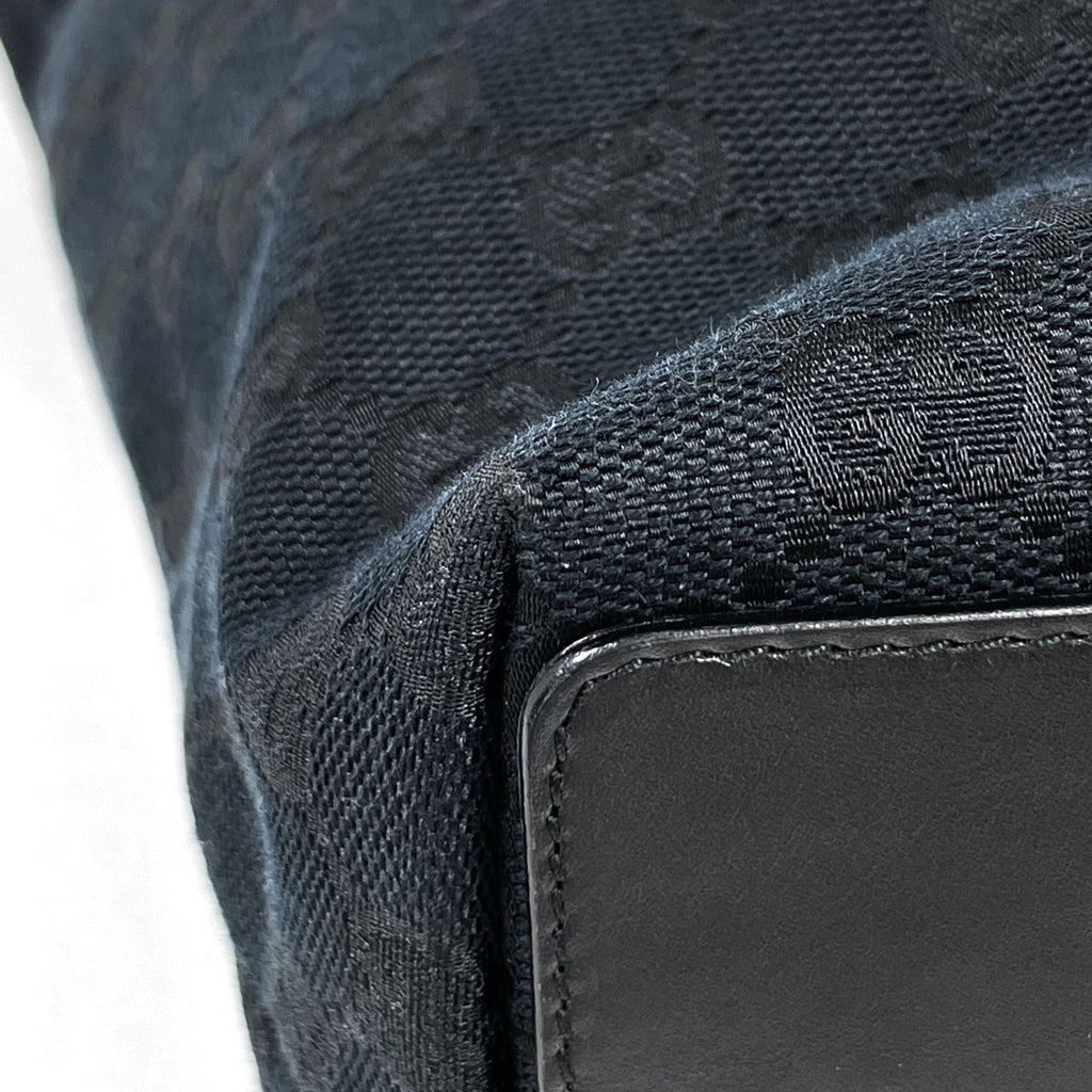 Gucci GG Pattern Tote Canvas Black — view 3